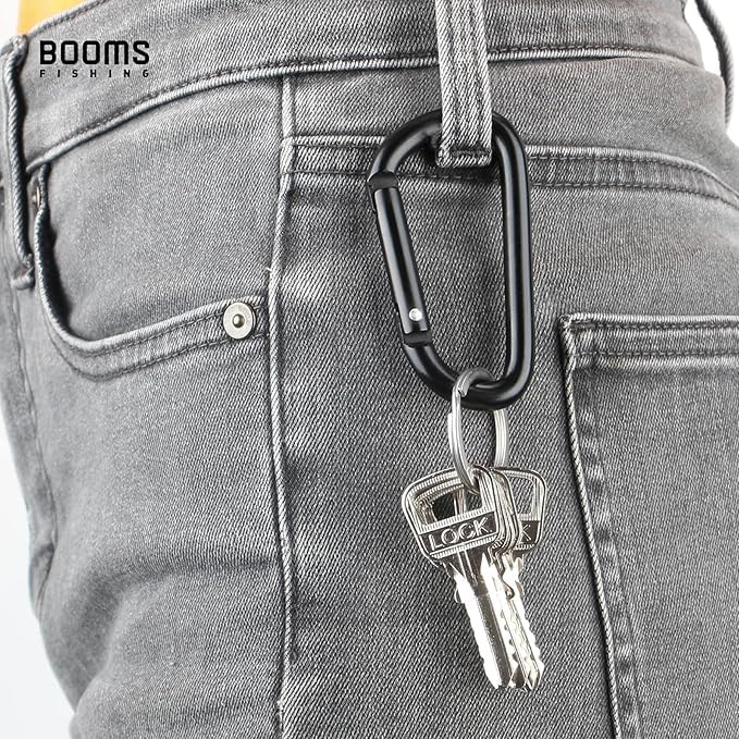 Booms Fishing CC2 Carabiner Clip, 2.3" Small Carabiner Keychain - Image 4