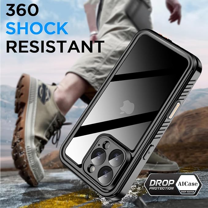 AICase Compatible with iPhone 16 Pro Max Case Waterproof - Image 4