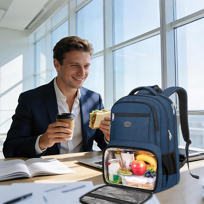 MATEIN Lunch Backpack for Men, 17 Inch Travel Laptop Backpack - Image 8