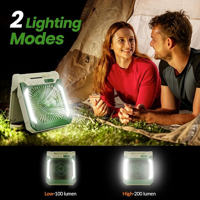 20000mAh Portable Fan Rechargeable - Image 4