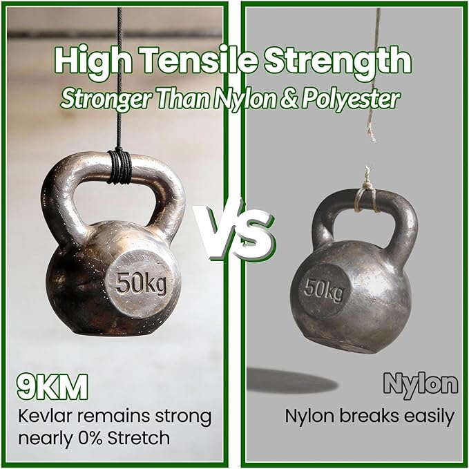 9KM DWLIFE Kevlar Cord– High Tensile Strength Kevlar Thread, 50–1500lb - Image 2