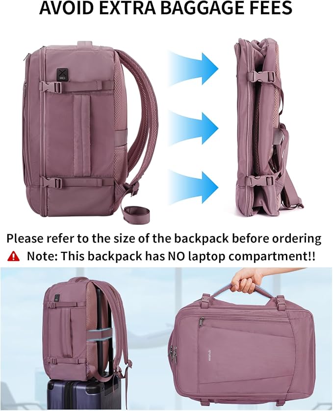 ECOHUB 17'' Travel Backpack, Personal Item Backpack - Image 7