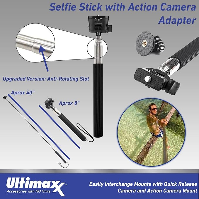 Ultimaxx GoPro HERO13 Black Action Camera Specialty Bundle - Image 6