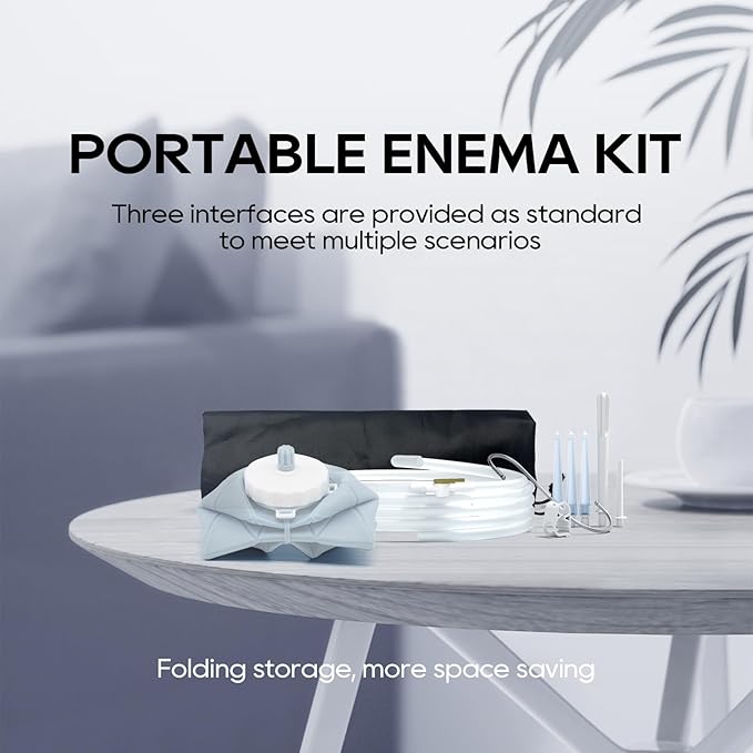Smokitcen Collapsible Silicone Enema Bag Bottle Kit - Image 4
