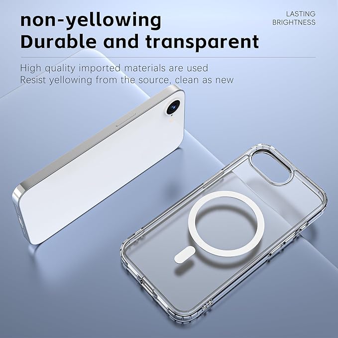 Magnetic Designed for iPhone 16e Case Clear - Image 4
