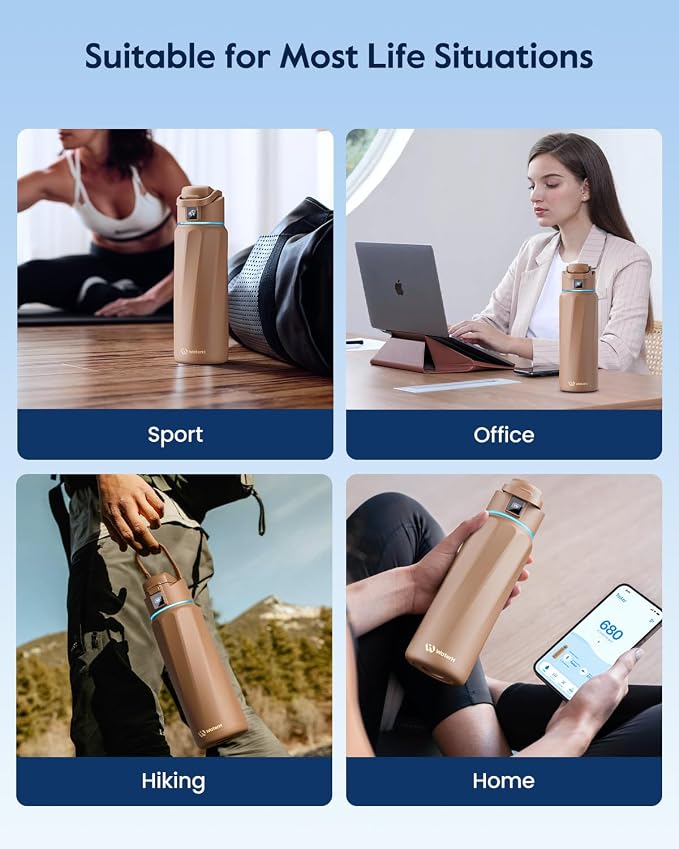 BOOST Smart Water Bottle with Reminder & Tracker, Double Wall Vacuum Insulated - Image 8