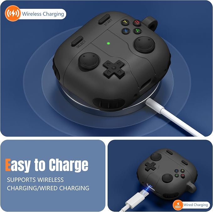Getino Game Case for AirPods 4 2024 Cover - Image 5