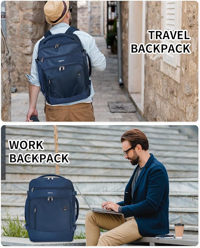 ECOHUB Travel Backpack for Men, Laptop Carry on Backpack - Image 9