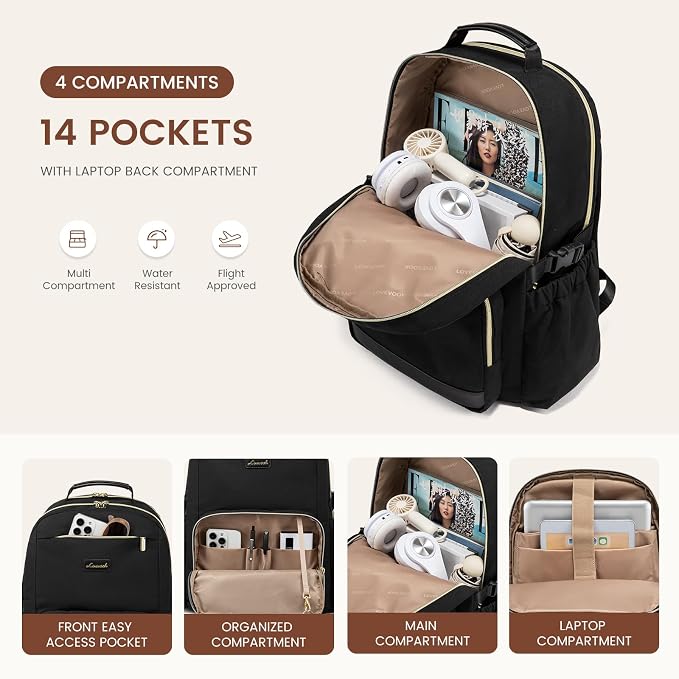 LOVEVOOK Laptop Backpack for Women - Image 3