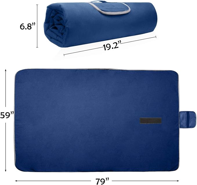 Tirrinia Large Waterproof Outdoor Blanket, Soft Warm Windproof Stadium Blanket - Image 7