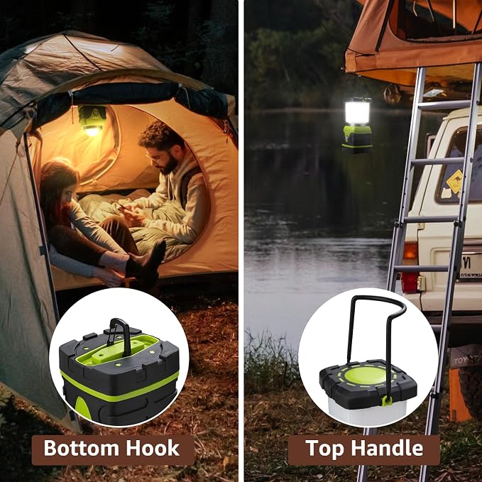 Lepro 1500LM Battery Powered LED Camping Lantern, Waterproof Tent Light - Image 5