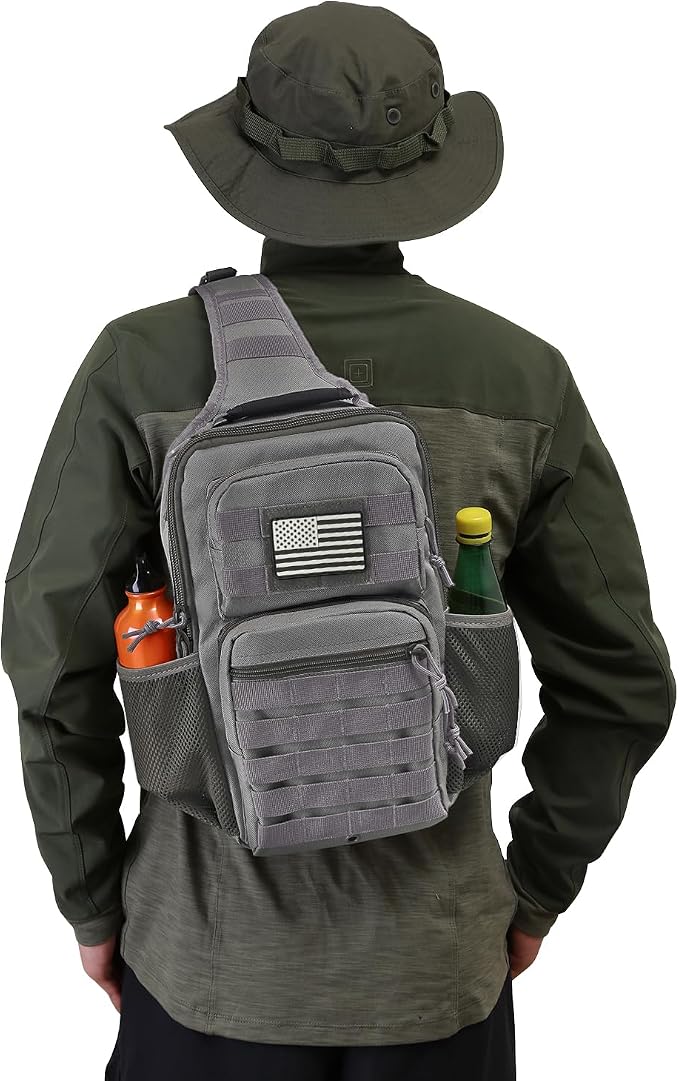 Rover Sling Pack Tactical Shoulder Sling Bag Backpack - Image 7