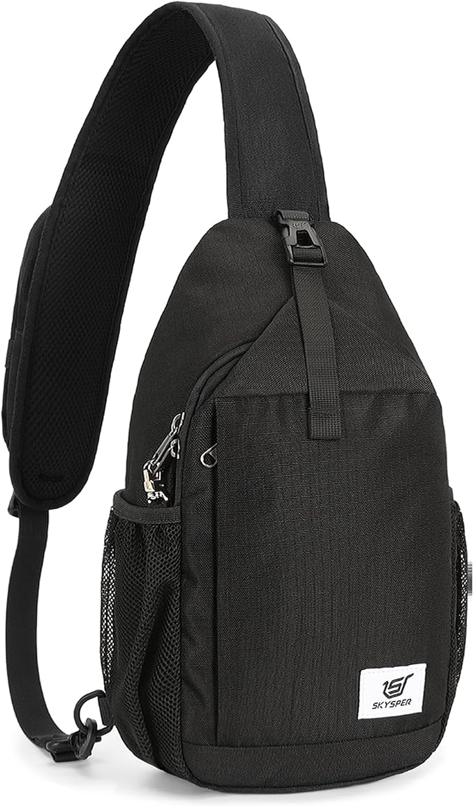SKYSPER Sling Bag RFID Cross Body Bag Recycled Crossbody Backpack Travel Daypack by SKYSPER