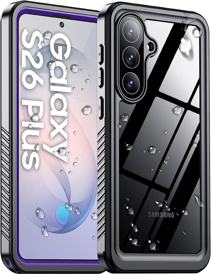 Temdan Designed for Samsung Galaxy S26 Plus Case Waterproof, Built-in Lens & by Temdan