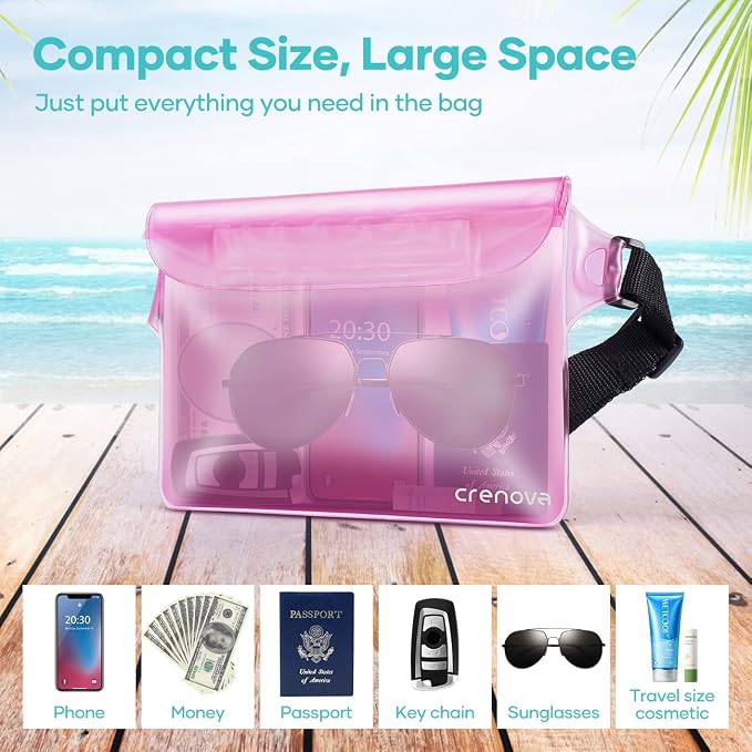 Waterproof Fanny Packs for Women, Sandproof Dry Bag for Beach, Water proof - Image 8
