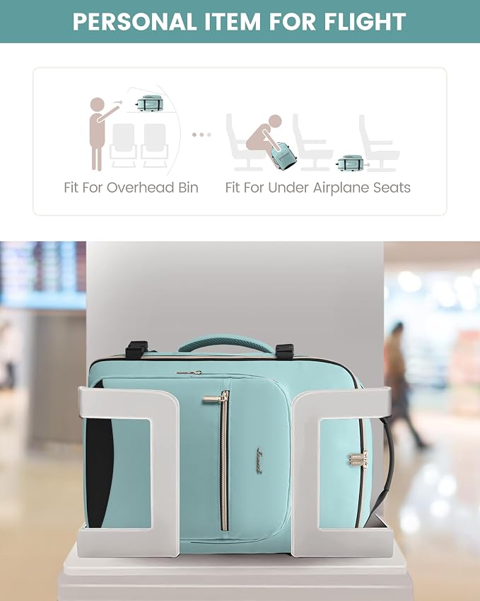 LOVEVOOK Travel Backpack for Women & Men 50L, Airline Approved Carry On - Image 4