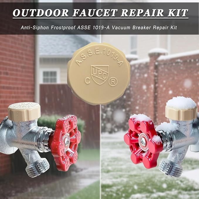 2 Pack ASSE 1019-A Vacuum Breaker Replacement Kit, Outdoor Faucet Repair Kit - Image 4