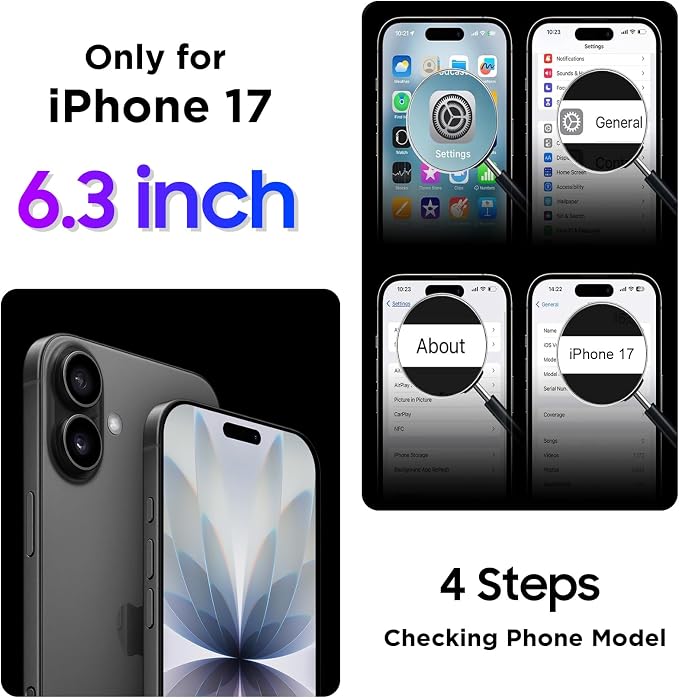 Temdan Compatible with iPhone 17 Case, Waterproof Built-in Screen & Camera - Image 8