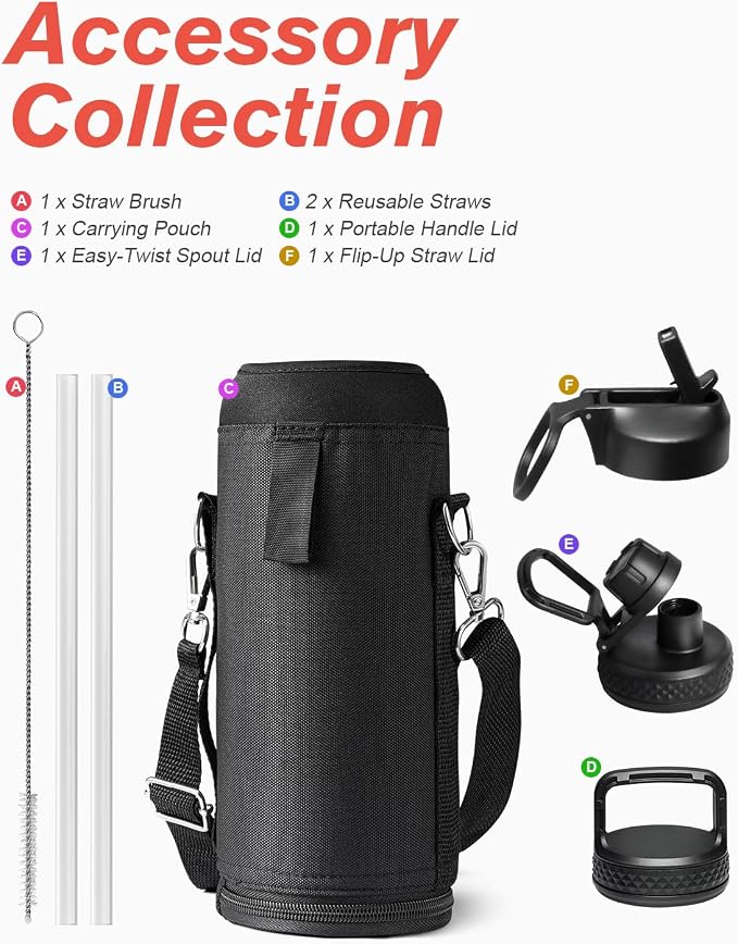 Water Bottle 40 oz Insulated - Image 6