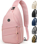 Pritent Crossbody Bags for Women Men Trendy Sling Bag Backpack Casual Chest Bag by Pritent