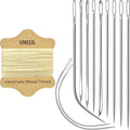 Upholstery Repair Kit: Waxed Sewing Thread & Heavy Duty Needles by VONEEDL