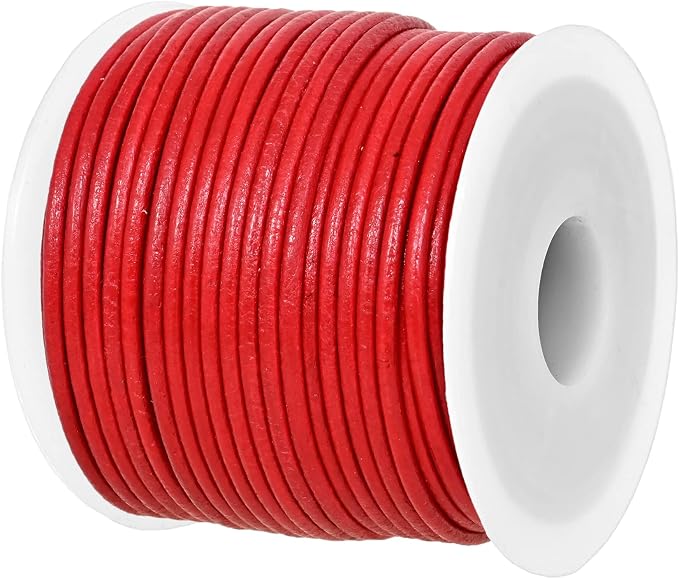 GENIQUE Real/Genuine Round Leather String Cord by GENIQUE