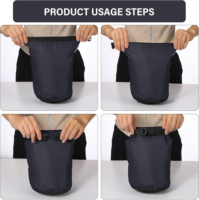 6 Pcs Waterproof Dry Bag Sack Lightweight Outdoor Dry Bags 35 L, 20 L, 15 L - Image 4
