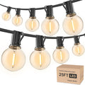 RTTY Outdoor String Lights 25 FT, G40 Led Patio Globe Lights by RTTY