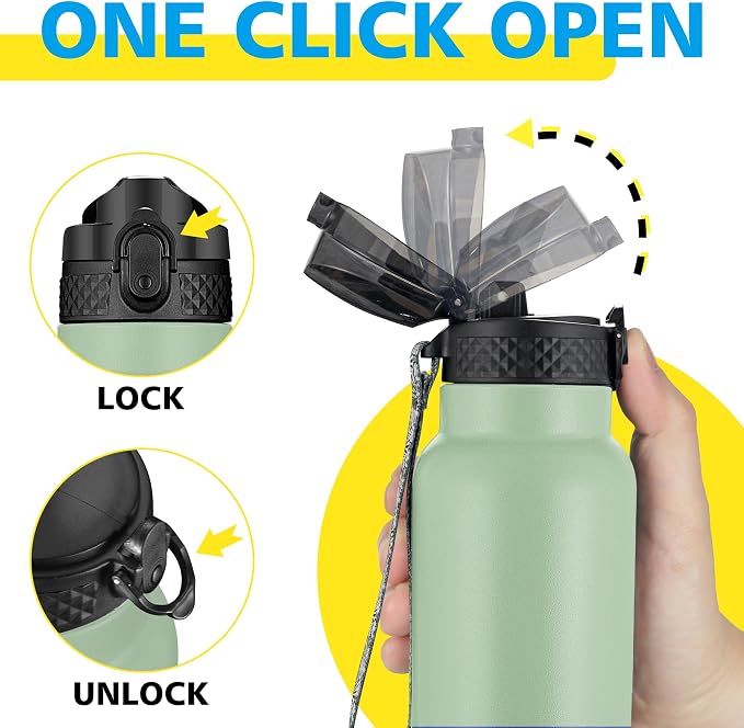 Han's Bottle Sports Water Bottle - 24 Oz - Image 4