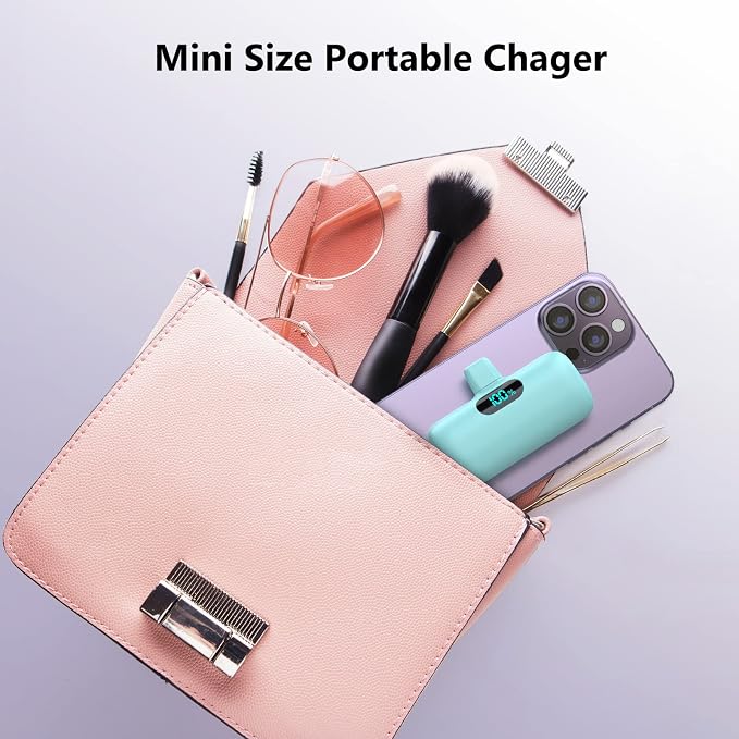 Mini Portable Charger for iPhone, 5000mAh PD Fast Charging Battery Pack - Image 3