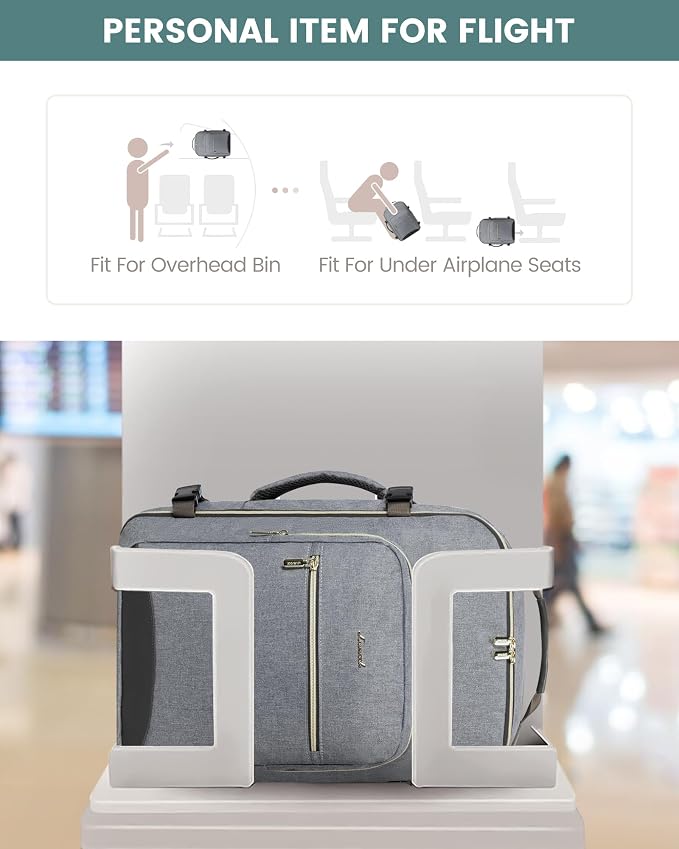 LOVEVOOK Travel Backpack for Women & Men 40L, Airline Approved Carry On - Image 4