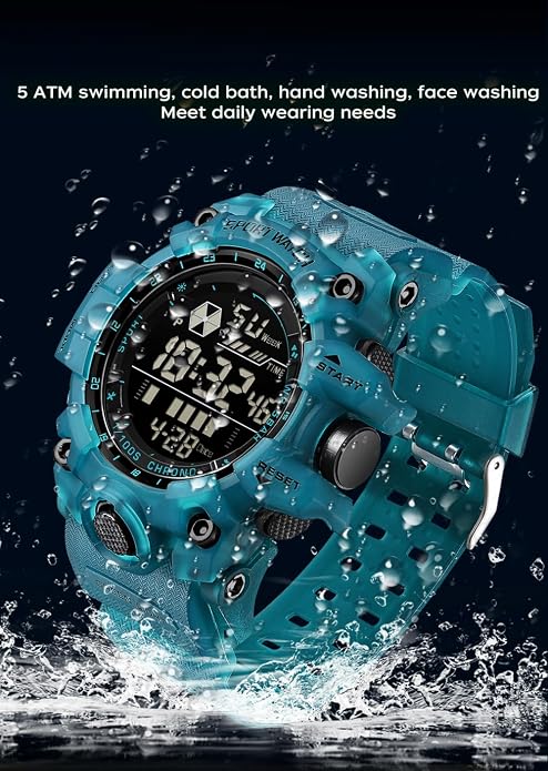 FANMIS Mens Military Multifunction Digital LED Watch Electronic Waterproof - Image 4