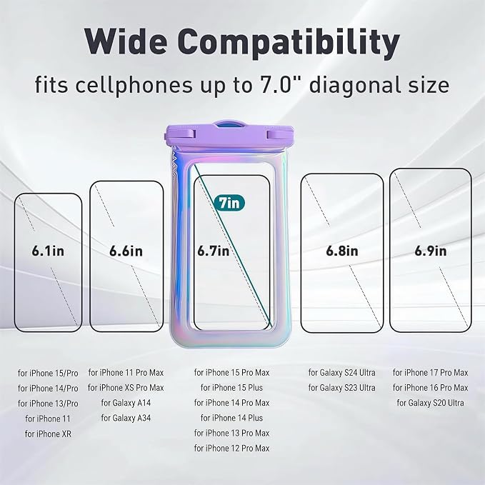 Floatable Waterproof Phone Pouch Case 2 pcs - Image 2