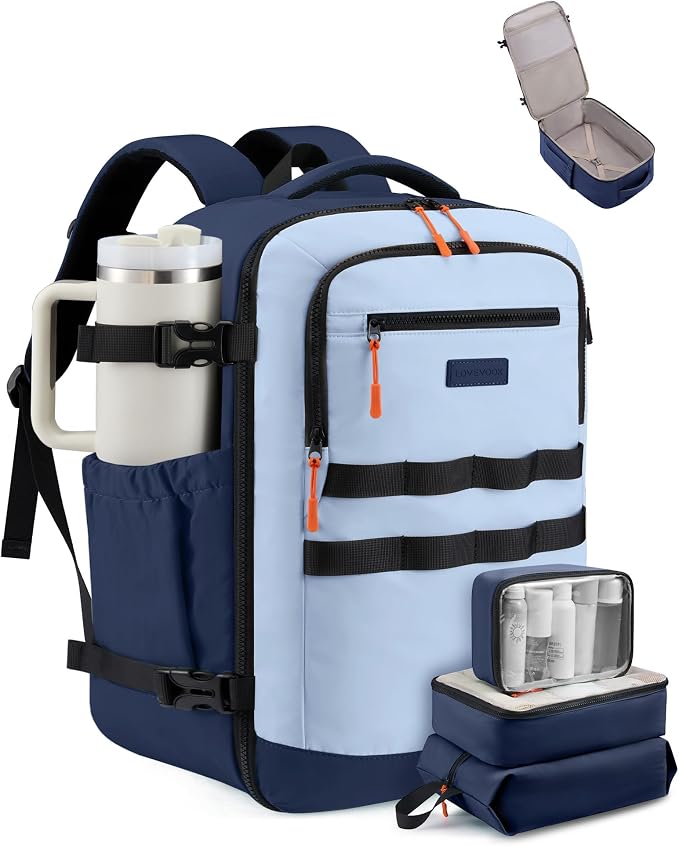 LOVEVOOK 40L Travel Backpack for Women & Men, TSA Approved Carry On Backpack by LOVEVOOK