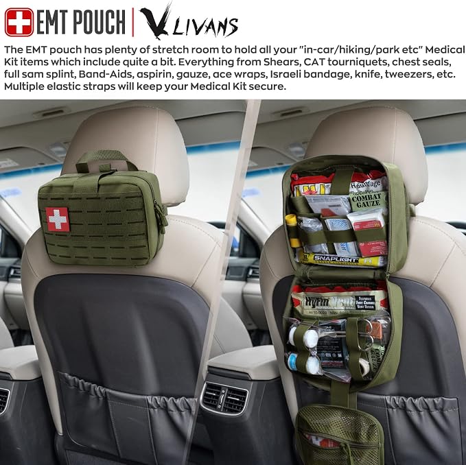 LIVANS Tactical Molle Medical Pouch - Image 7
