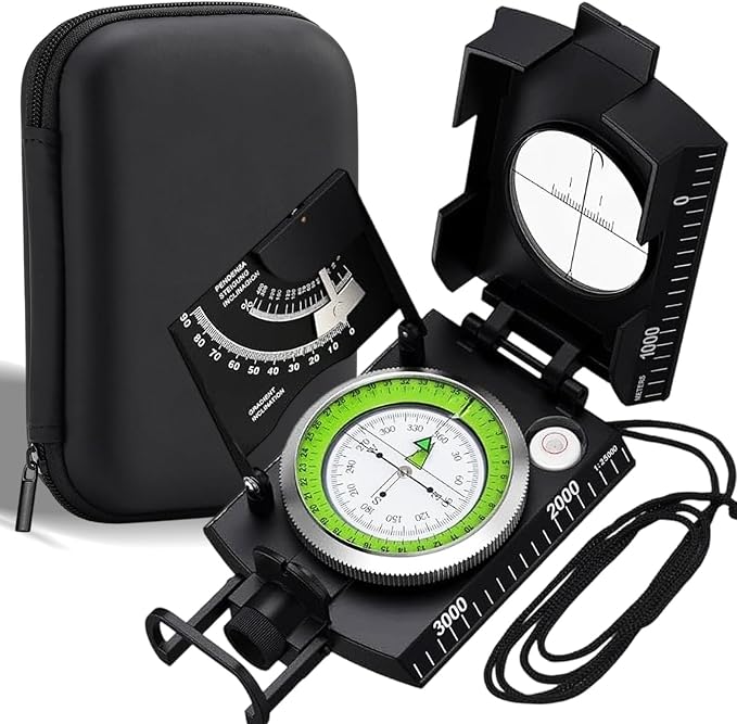 Multifunctional Military Aiming Navigation Compass Compass | IP65 Military by Upliftjoys--ElevateDailyLife