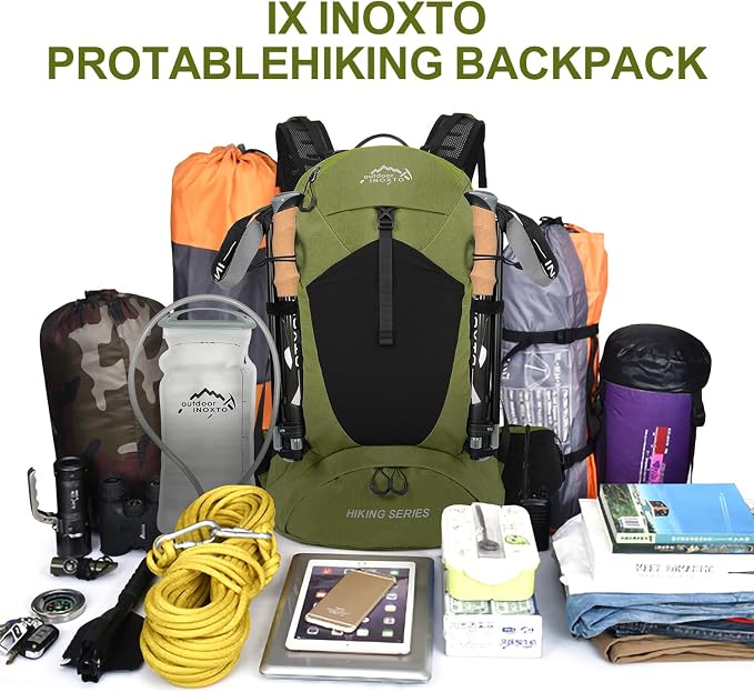 IX INOXTO Hiking Backpack, 26L/40L Waterproof Hiking Daypack - Image 5