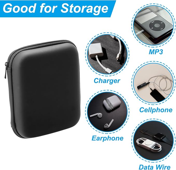 PATIKIL 5.91x4.72 Electronic Organizer Case, Charger Cord - Image 5