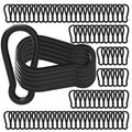 120PCS M6 Heavy Duty Carabiner Clip, 2.36Inch Snap Hook Quick Link Small by XHAMXE