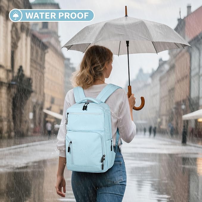 Waterproof Laptop Backpack for Men & Women, Flight Approved Anti-Theft Daypack - Image 2