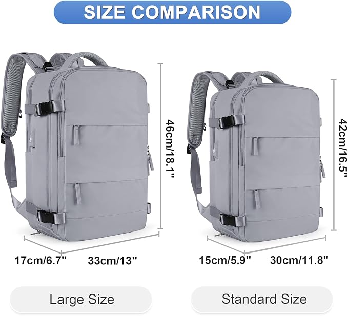 Large Personal Item Travel Backpack - Image 2