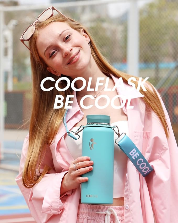 Coolflask Water Bottle 40 oz - Image 7