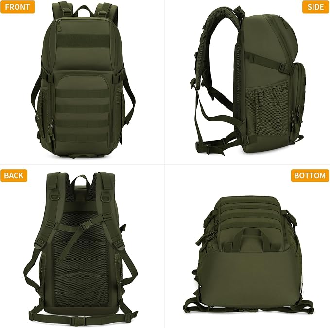 HUNTVP Tactical Backpack Military MOLLE Backpack Hunting Rucksack Gear Assault - Image 3