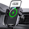 Wireless Car Charger, MOKPR Auto-Clamping Car Mount 15W/10W/7.5W Fast Charging by MOKPR