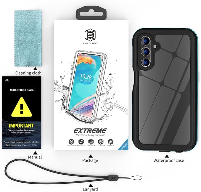 DINGXIN for Samsung Galaxy A15 5G Phone Case Waterproof IP68 Certified - Image 9