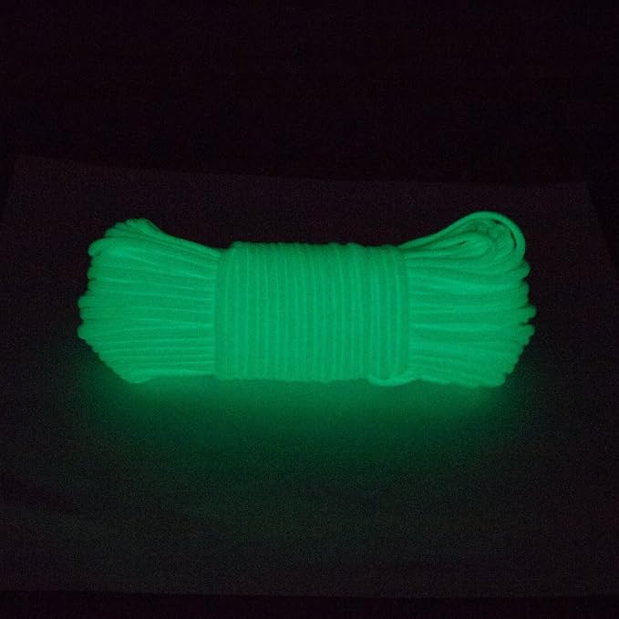 Glow in The Dark Zesty 550lb Paracord – 21 Strand Luminous Parachute Cord - Image 3
