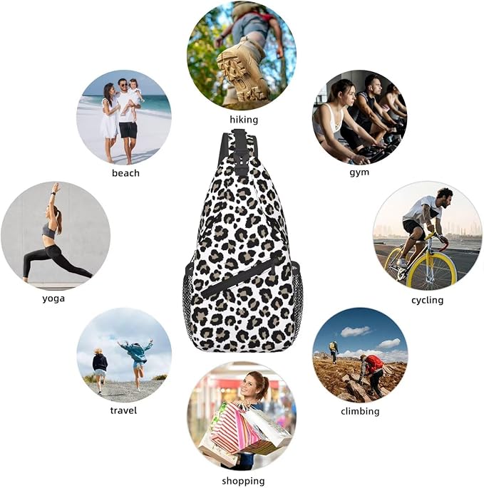 Leopard Print Crossbody Sling Bags - Image 5