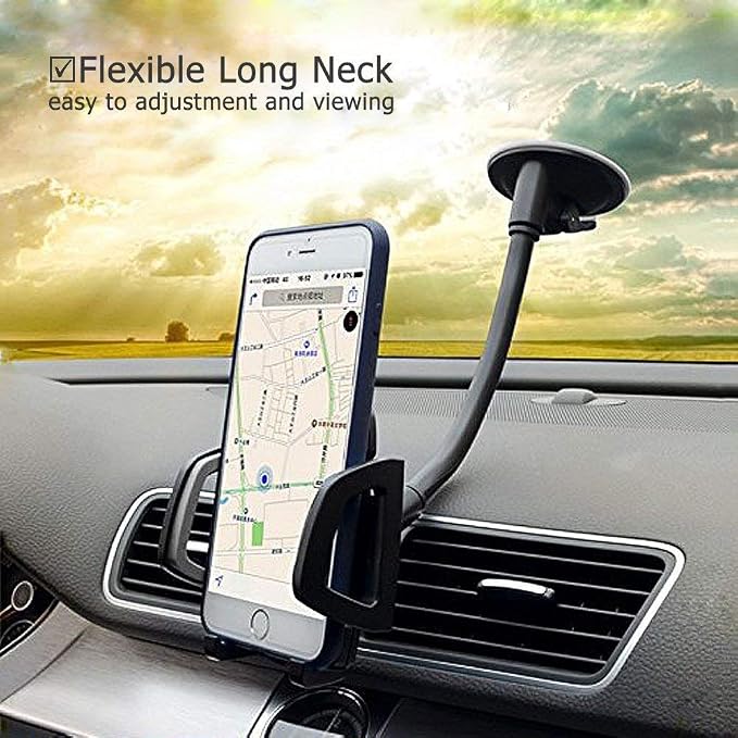Vansky Car Phone Holder Mount, 3-in-1 Universal Cell Phone Holder Car Air Vent - Image 3