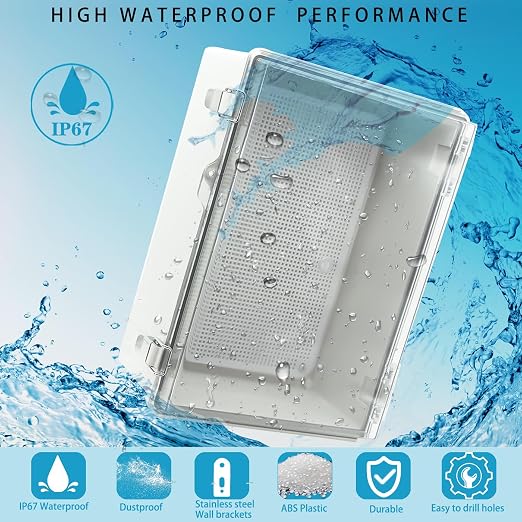 Outdoor Waterproof Electrical Box Junction Box Weatherproof IP67 ABS Plastic - Image 2