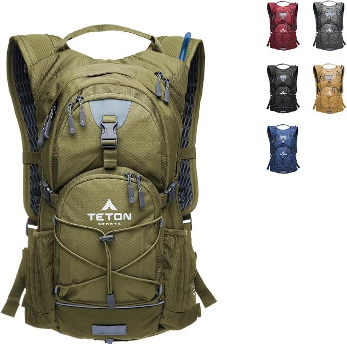 Teton Oasis/Trailrunner Hydration Backpack – Lightweight Water Pack by Teton